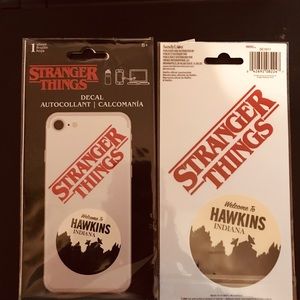 Stranger Things decals- 2 packs